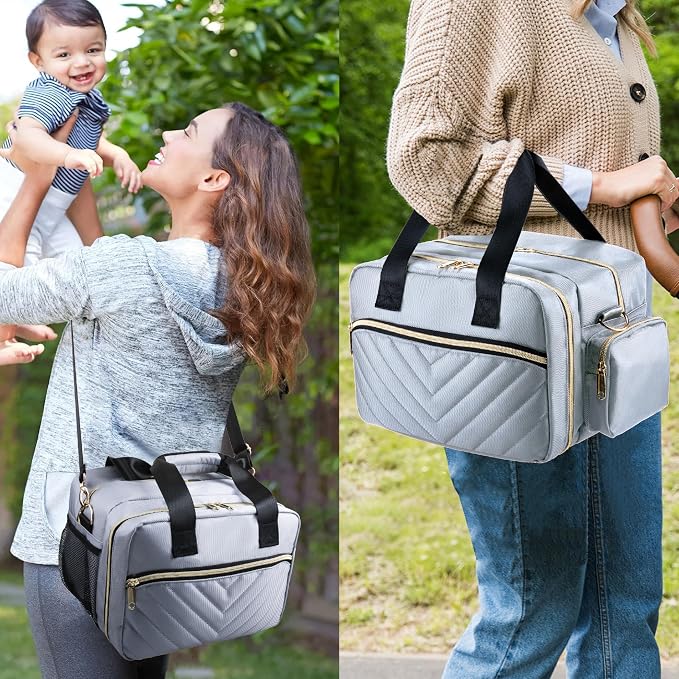 Breastmilk Cooler Bag Fits 6 Baby Bottles up to 9 Ounce - Image 7