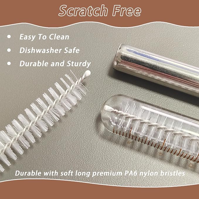 3 Pack Straw Cleaner Brush for Baby Bottles, Straw Brush Cleaner for - Image 4