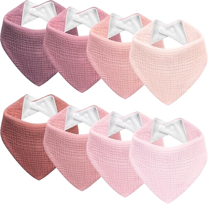 Muslin Baby Bibs Baby Drool Bandana Bibs by Kewlife+gift