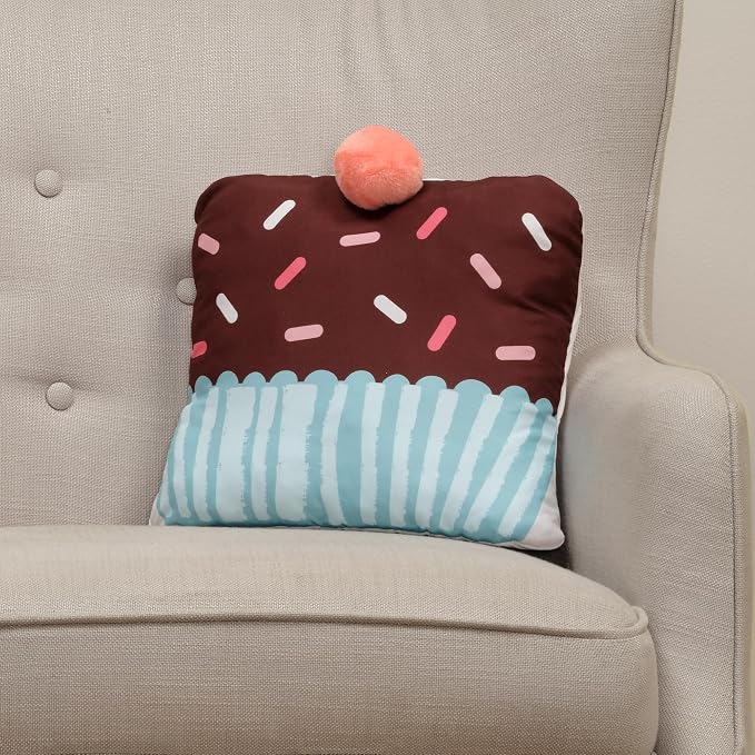 Lambs & Ivy Interactive 2-n-1 Soft Toddler Cupcake/Bakery Pillow Play Set - Image 9