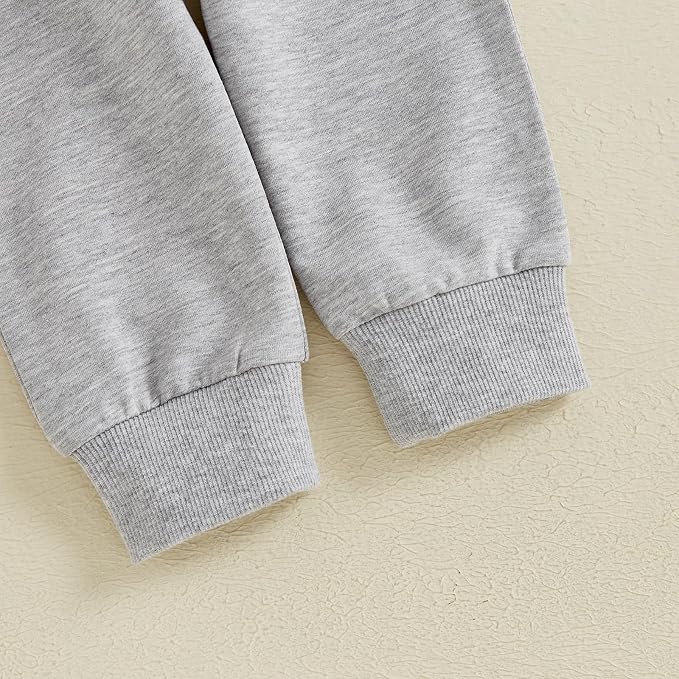 Toddler Baby Boy Fall Winter Outfit Long Sleeve Letter Print Sweatshirts and - Image 7