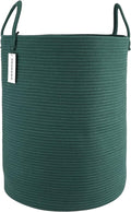 Cotton Rope Laundry Basket Hamper by XUANGUO