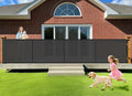 196 Inch Retractable Baby Gates Extra Wide, 41 Inch Reinforced Extra Tall Gate by EZIGO