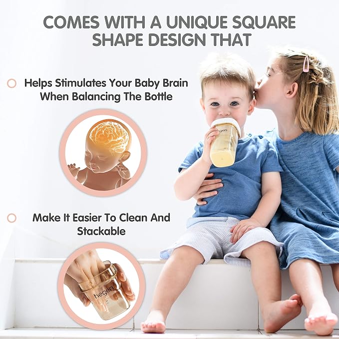 hegen Newborn Baby Bottle Basic Starter Kit- PPSU Bottle - Image 6