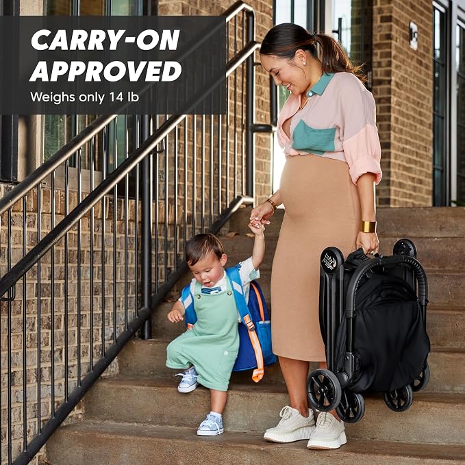 Baby Jogger City Tour 2 Ultra-Compact Carry-On Approved Travel Stroller in Eco - Image 2