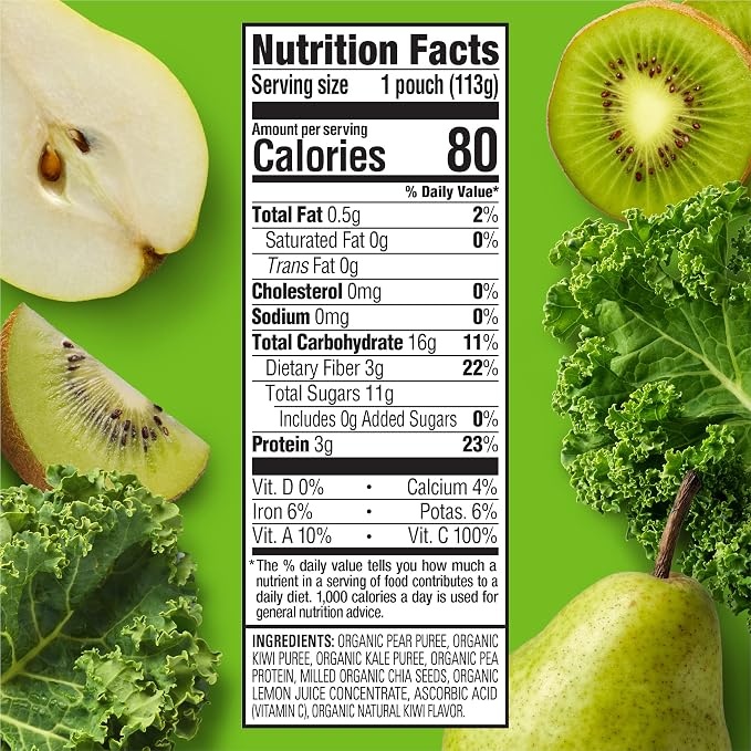 Happy Tot Organics Stage 4 Baby Food Pouches, Gluten Free, Vegan Snack - Image 2
