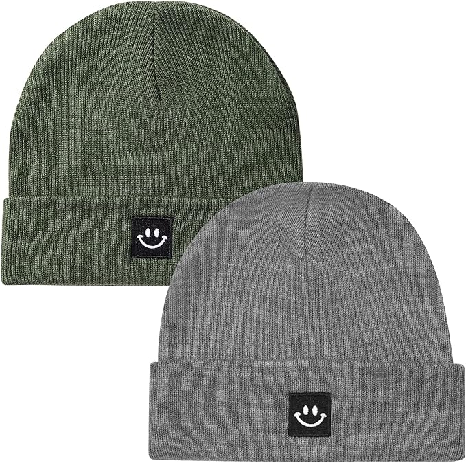 2Pack Baby Beanie Knit Toddler Hat by Paladoo