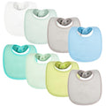 Tiny Twinkle 8 Pack Baby Bibs for Drooling and Teething – Waterproof & by TinyTwinkle