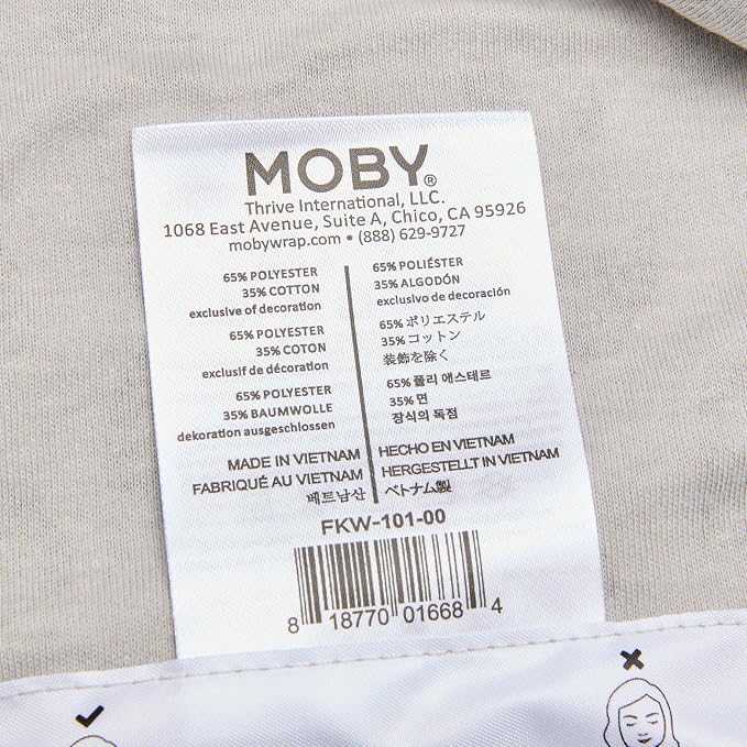 Moby Baby Wrap Carrier Element for Newborns to Toddlers, Infant Sling Carrier - Image 4