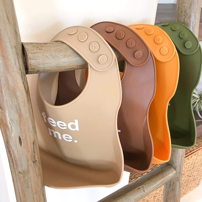 Denver James Silicone Feeding Bibs | Dishwasher Safe. Waterproof. Adjustable. - Image 5