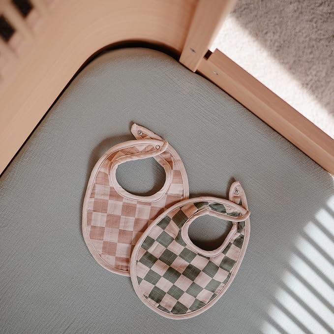 mushie Muslin Baby Bib | Soft Cotton - Image 4