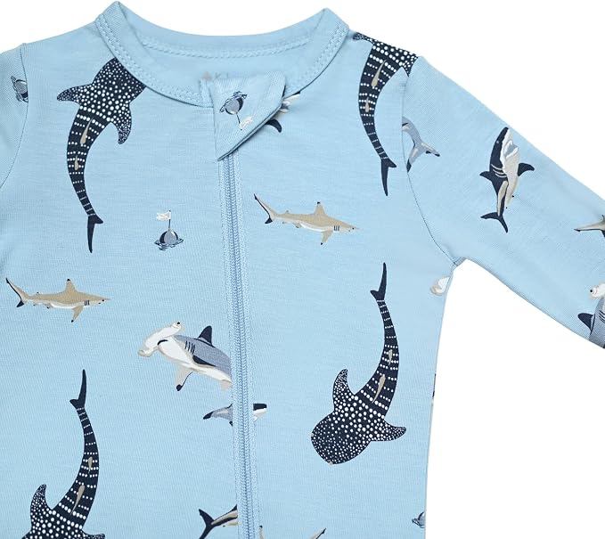 KYTE BABY Unisex Rayon Made From Bamboo Zippered Rompers 0-24 Months - Image 6