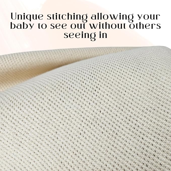 Little Rou Peekaboo Knit Breathable Nursing Cover Up - Image 3