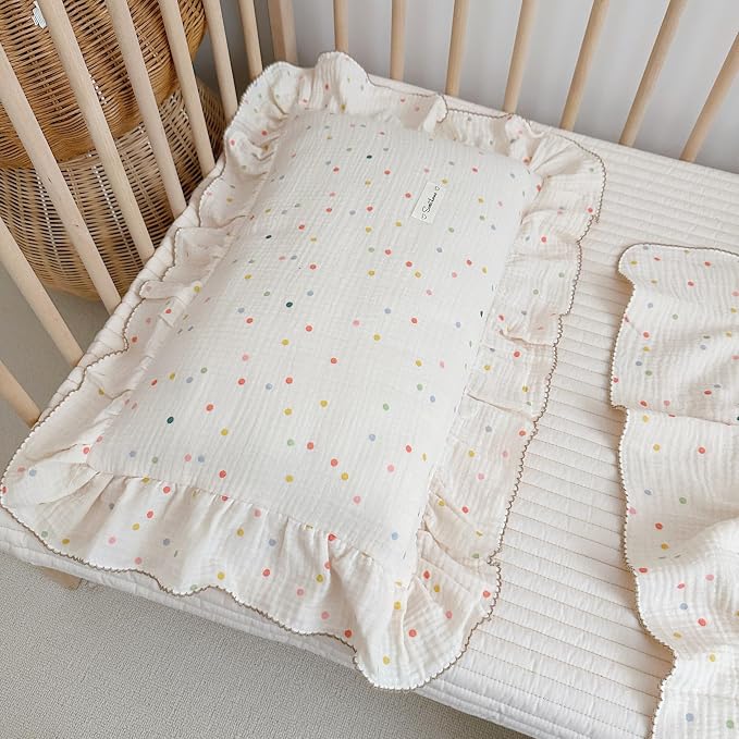 AOJIM Kids Toddler Pillowcase 1 Piece Super Soft Muslin Cotton Bedding - Image 5