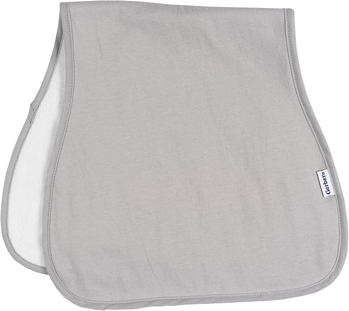 Gerber Baby Unisex Burp Cloths 5-Pack, Size 10.5" x 21" - Image 2