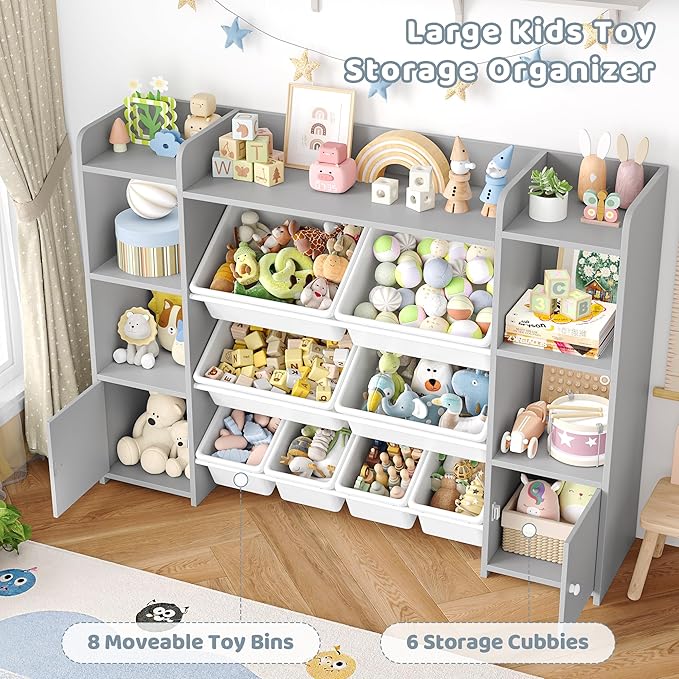 FOTOSOK 55''Large Toy Storage Organizer - Image 6
