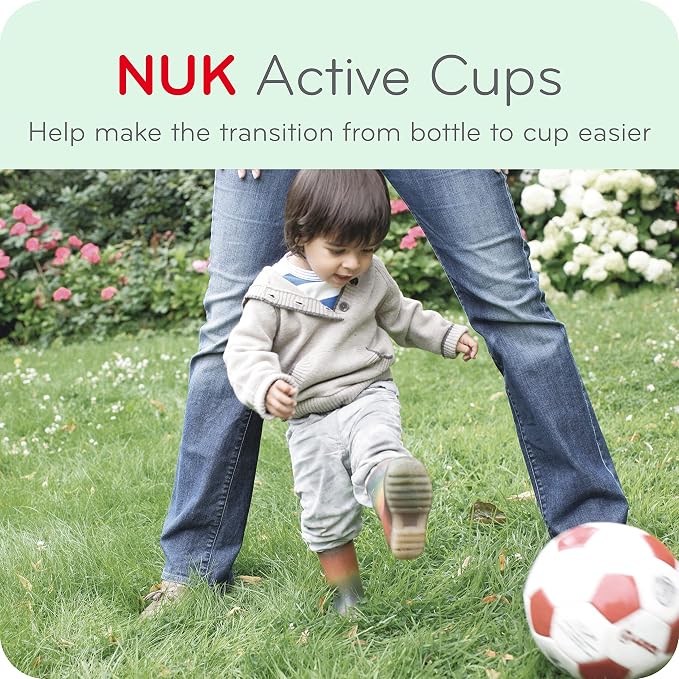 NUK Elmo Active Cup, 2 Pack – BPA Free, Spill Proof Sippy Cup - Image 2