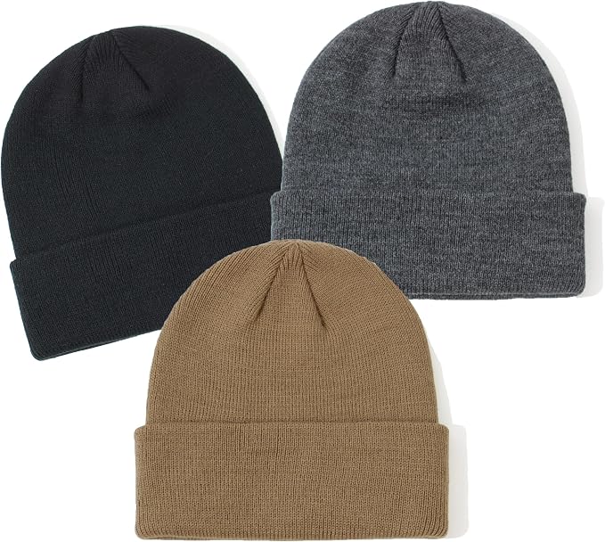 YMYDYFC Baby Beanie 3Pack Toddler Beanie Infant Knit Hat Baby Winter Hats - Image 2