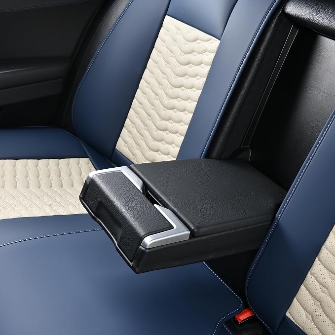 FLORICH Front Seat Covers, Leather Seat Covers, Universal Car Seat Covers 2PCS - Image 7