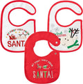 3Pcs Christmas Baby Cotton Bibs by 2ooya