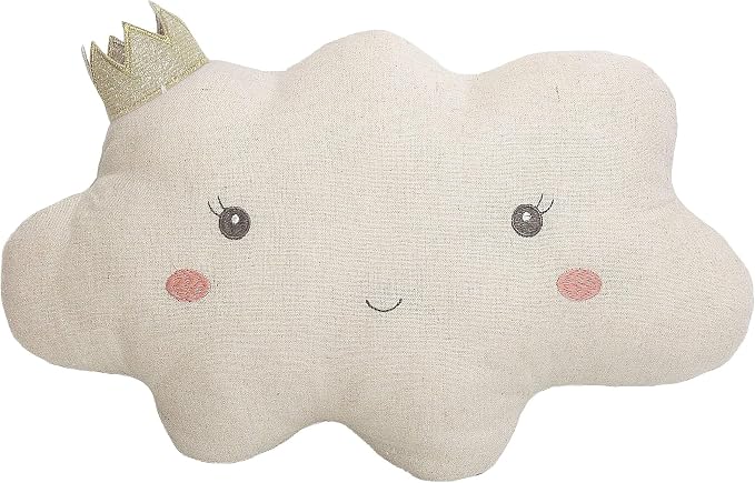 MON AMI Reine Cloud Shaped Throw Pillow – 16x10” Decorative Plush Cushion by MonAmi