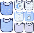 DOKMA Set 8 Organic Cotton Baby Drool Bibs by DOKMA