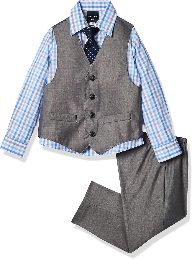 Nautica Boys' 4-Piece Formal Suit Set by Nautica