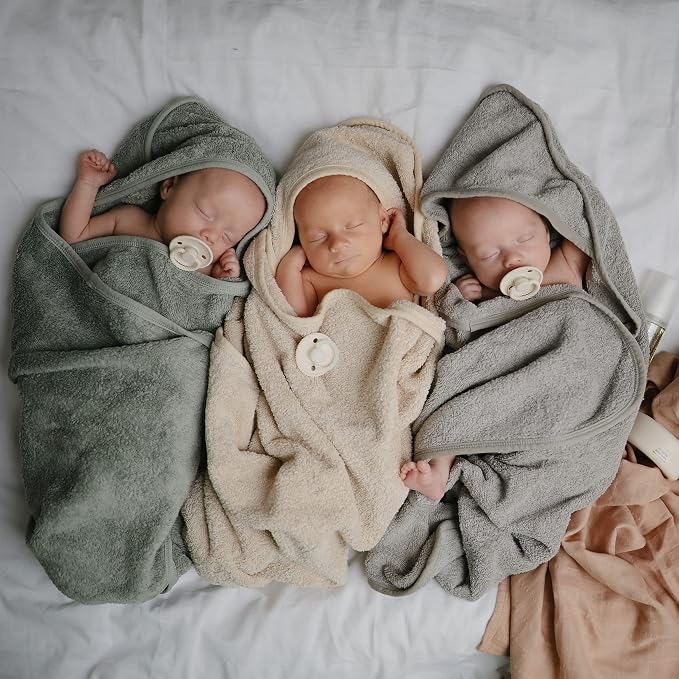 mushie Baby Hooded Towel | Organic Cotton - Image 4