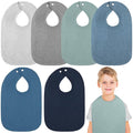 Toulite 6 Pcs Extra Large Muslin Toddler Baby Bibs by Toulite