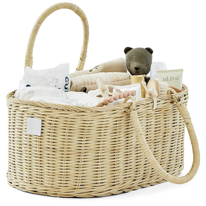BEBE BASK Premium Baby Diaper Caddy Organizer by BEBEBASK%C2%AE