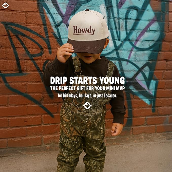 Funky Junque Premium Kids Trucker Hat Vintage Snapback Baseball Cap - Image 7