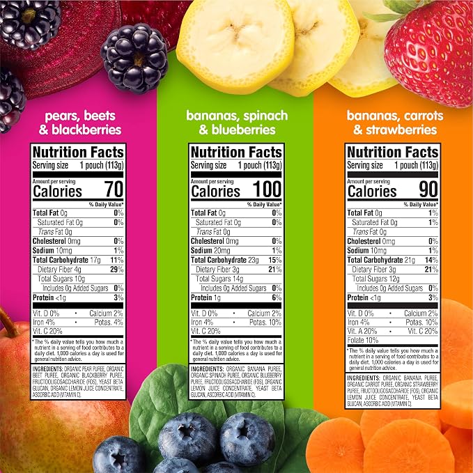 Happy Tot Organics Super Bellies Variety Pack, 4 Ounce - Image 2
