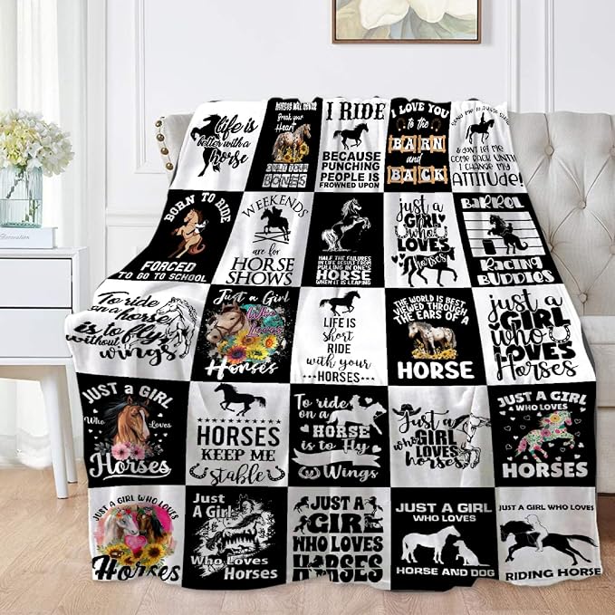 Horse Blanket for Adults by AUSMART