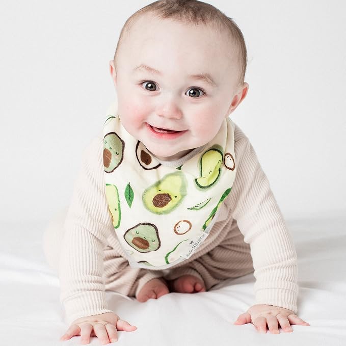 Loulou Lollipop Muslin Bandana Bib Drool Bib Set - Image 7