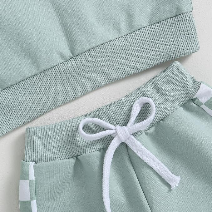 Fernvia Toddler Baby Girl Clothes 3 6 9 12 18 24 Months Fall Outfits Solid Long - Image 6
