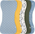 Gerber Baby Unisex Burp Cloths 5-Pack, Size 10.5" x 21" by Gerber
