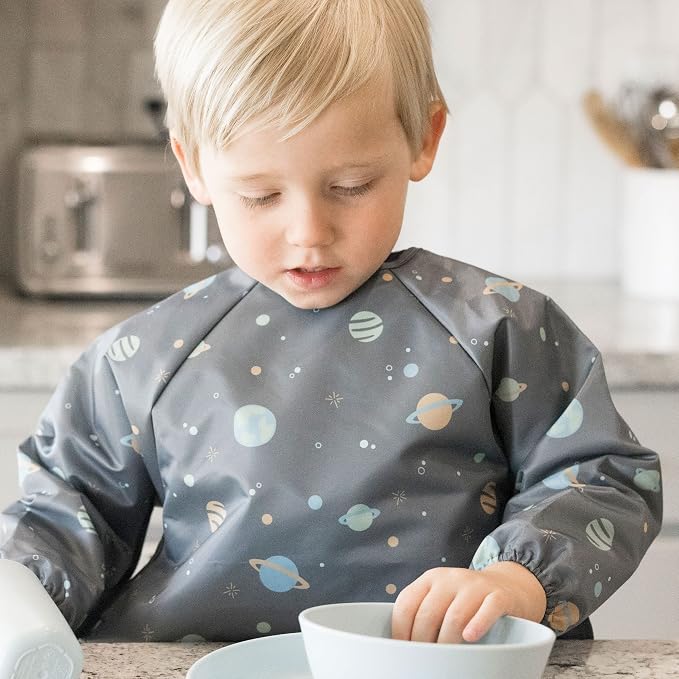 Tiny Twinkle Long Sleeve Bib for Babies & Toddlers – Waterproof Smock Bib for - Image 5