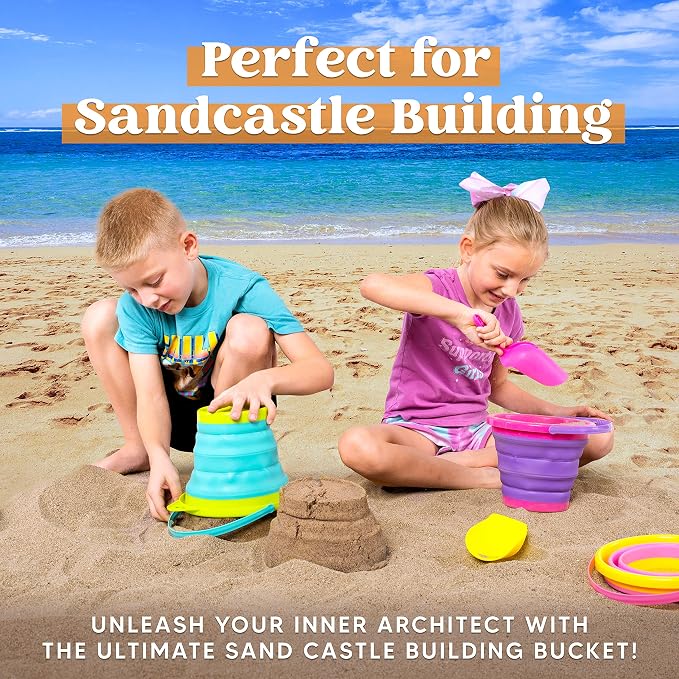 JOYIN Foldable Beach Bucket Set - Image 2