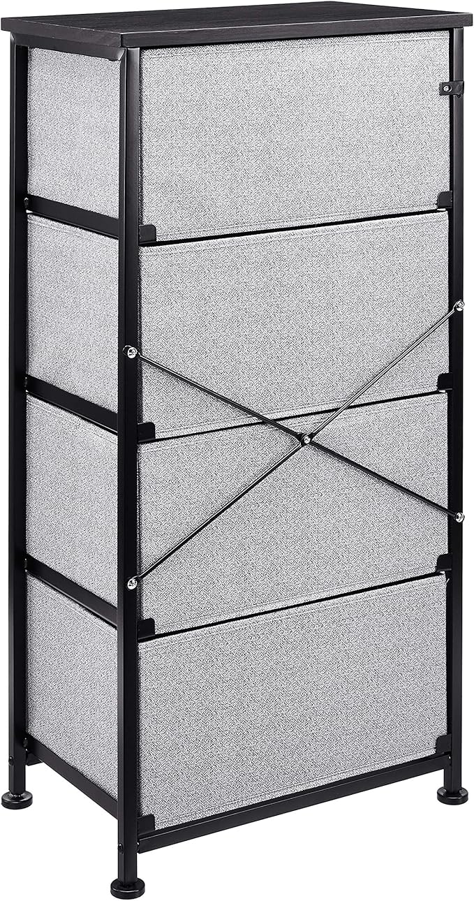 Amazon Basics Fabric 4-Drawer Storage Organizer Unit - Image 5