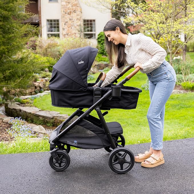 Joie Ginger 4-in-1 Convertible Pramette and Stroller, Height Adjustable seat - Image 8