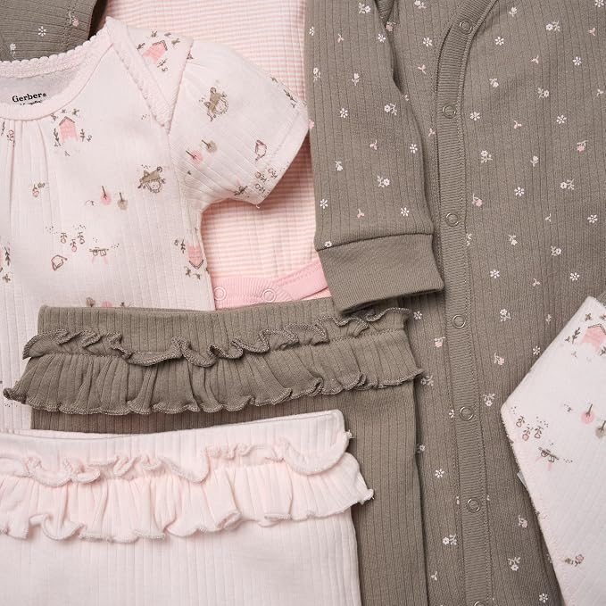 Gerber unisex-baby 9-piece Baby Gift Set - Image 6