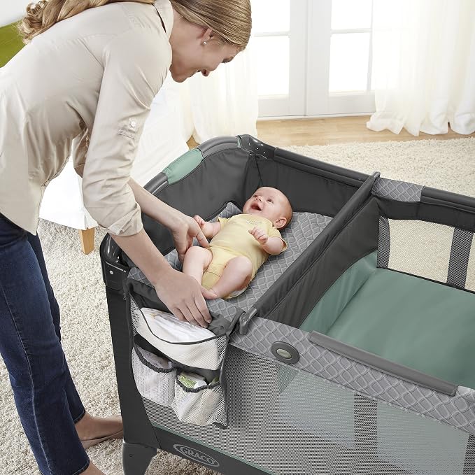 Graco Pack and Play Change 'n Carry Playard | Includes Portable Changing Pad - Image 7