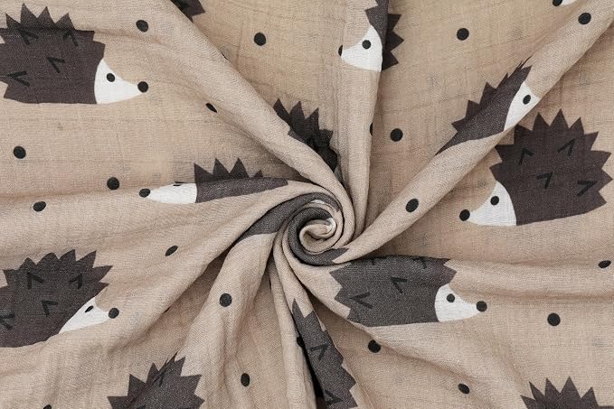 Muslin Baby Quilt 100% Cotton Newborn Blanket 47" X 47" 2 Layers Muslin Swaddle - Image 5
