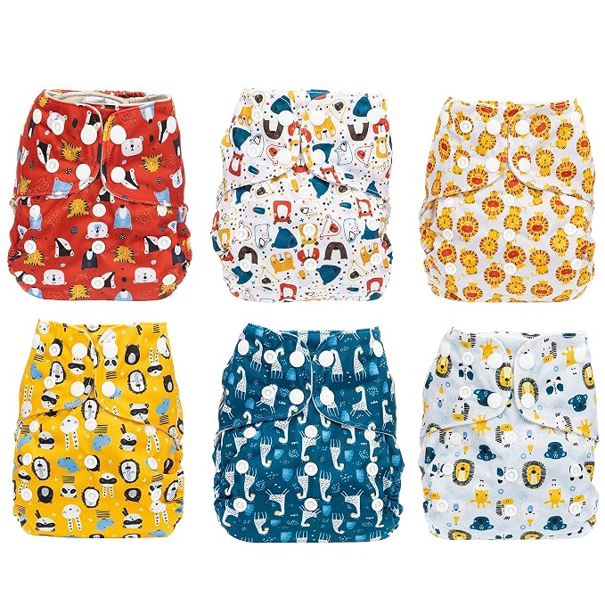 Simple Being Reusable Cloth Diapers, Double Gusset, One Size Adjustable - Image 3