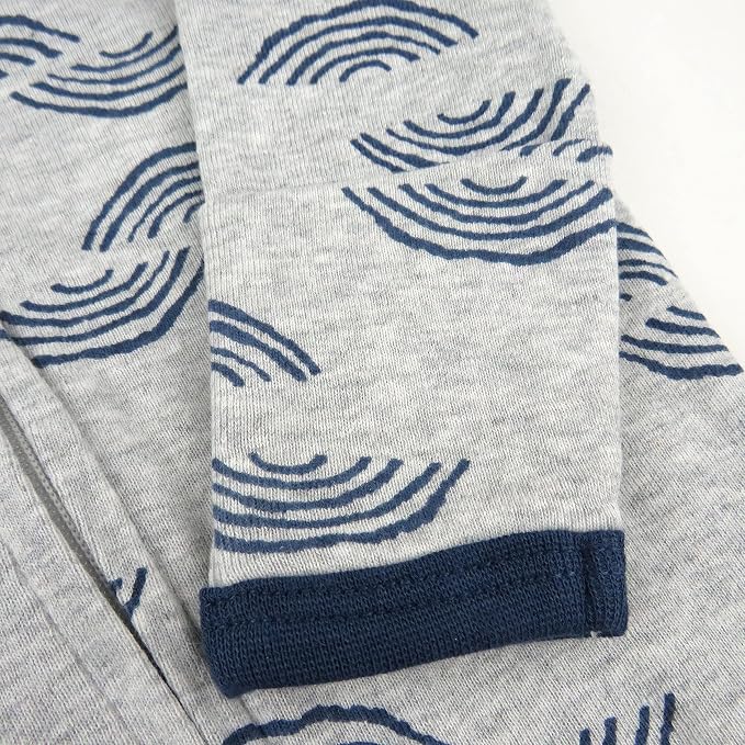 HonestBaby Baby Sleep N' Play One-Piece Zip-Front Footed Organic Cotton Pajama - Image 4