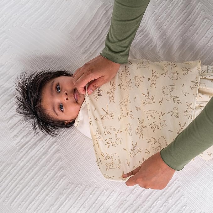 HALO 100% Cotton Sleepsack Swaddle, 3-Way Adjustable Wearable Blanket, TOG 1.5 - Image 5