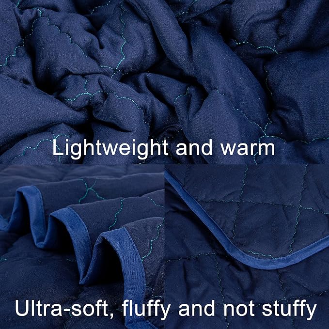 NTBAY Down Alternative Oversized Toddler Comforter, Super Soft and Warm Solid - Image 2
