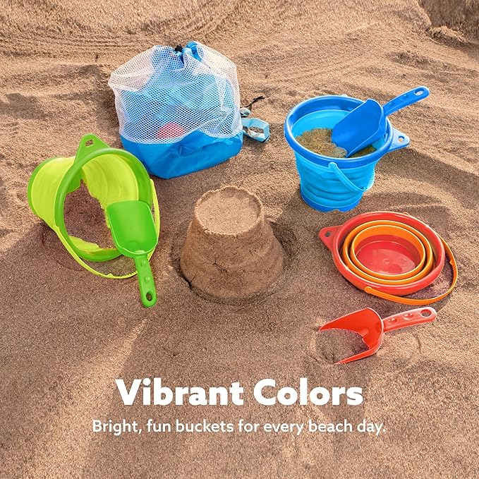 JOYIN 3 Packs Foldable Pail Bucket - Image 4