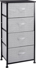 Amazon Basics Fabric 4-Drawer Storage Organizer Unit by AmazonBasics
